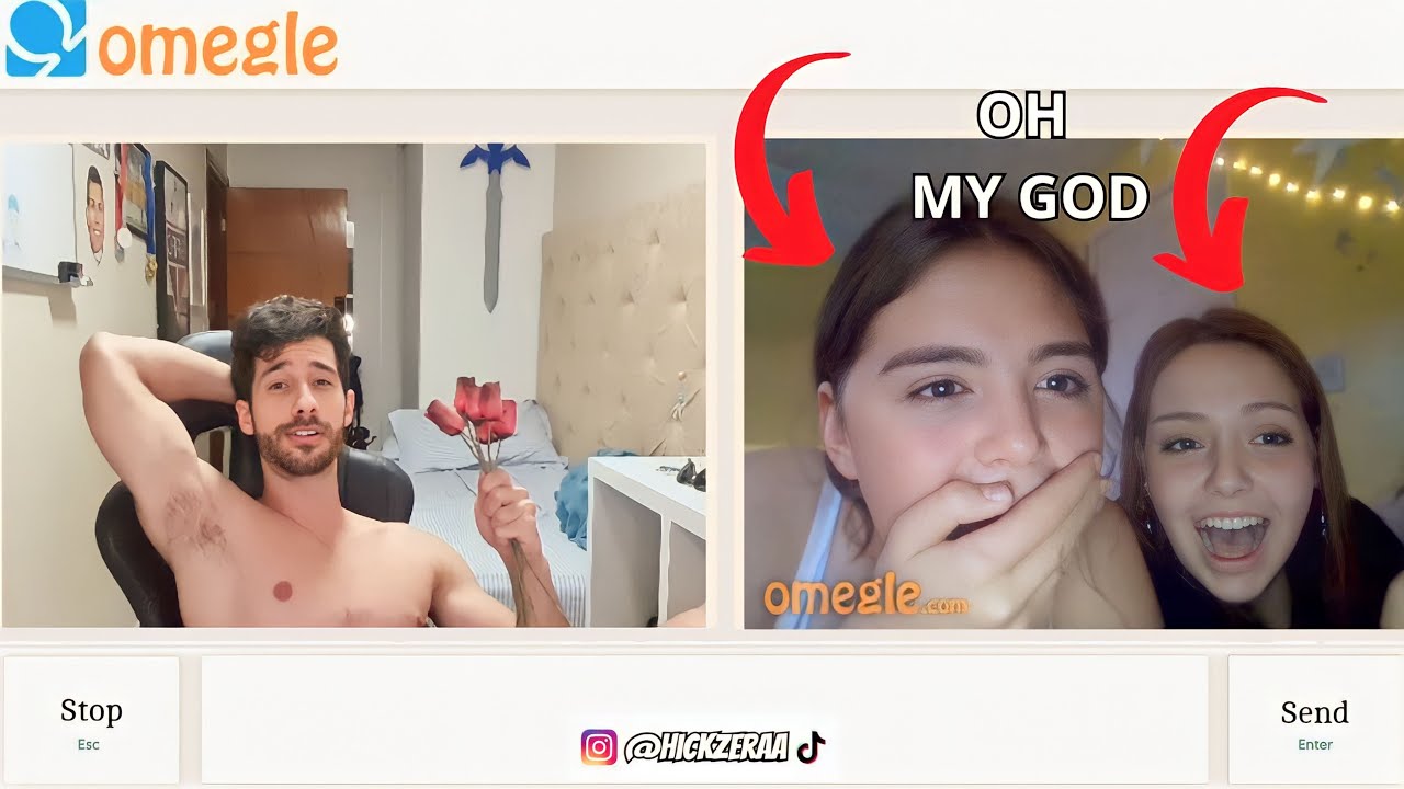 Distribui ROSAS no OMEGLE e AS GRINGAS ENLOUQUECERAM!