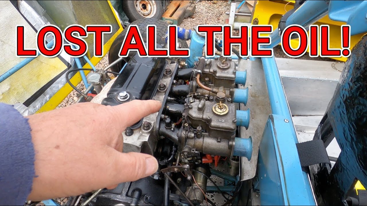 Broke the Arden 8 Port 1380cc Mini A-Series Engine in the Fisher Spyder - Lost All the Oil