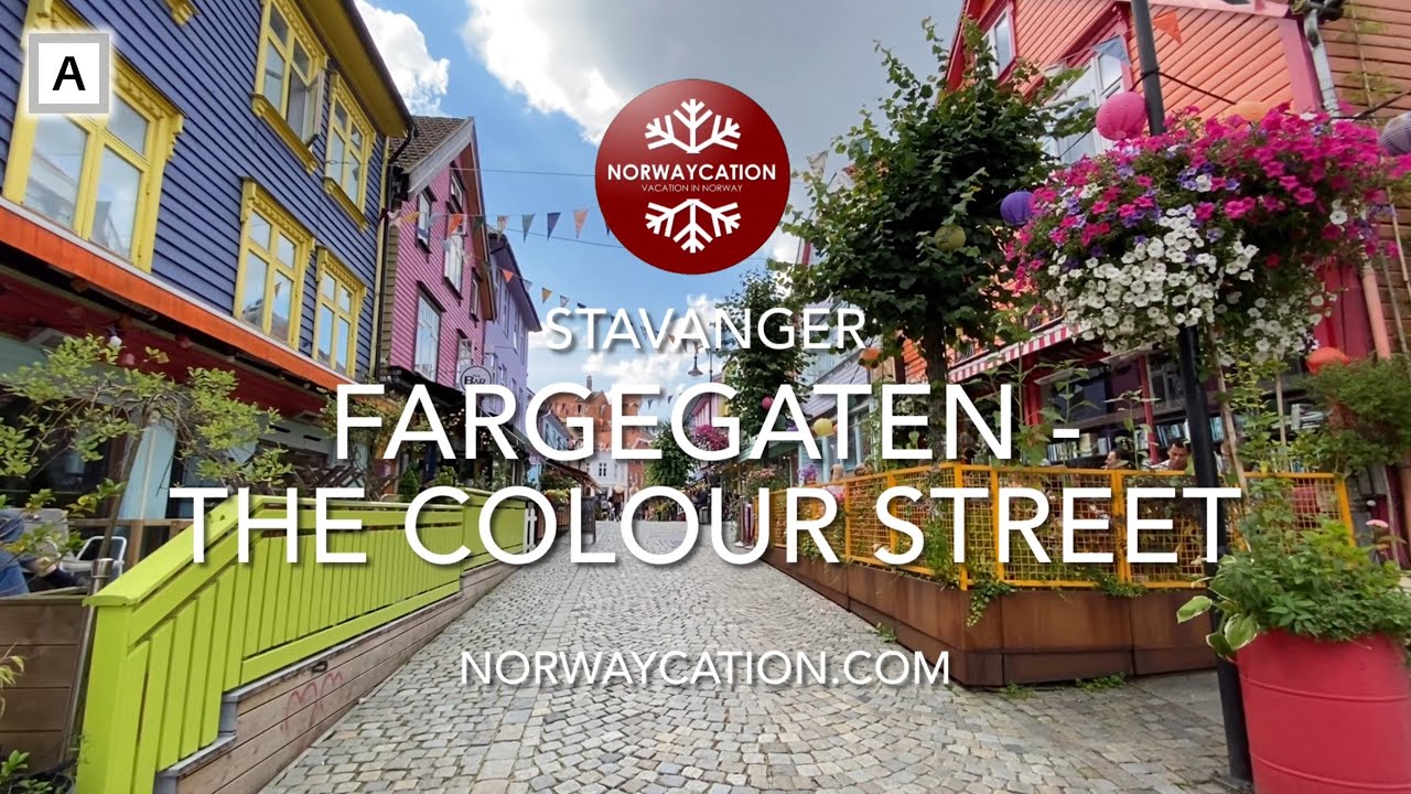 Fargegaten - &laquo;The Colour Street&raquo;, Stavanger | Norwaycation.com - Vacation in Norway