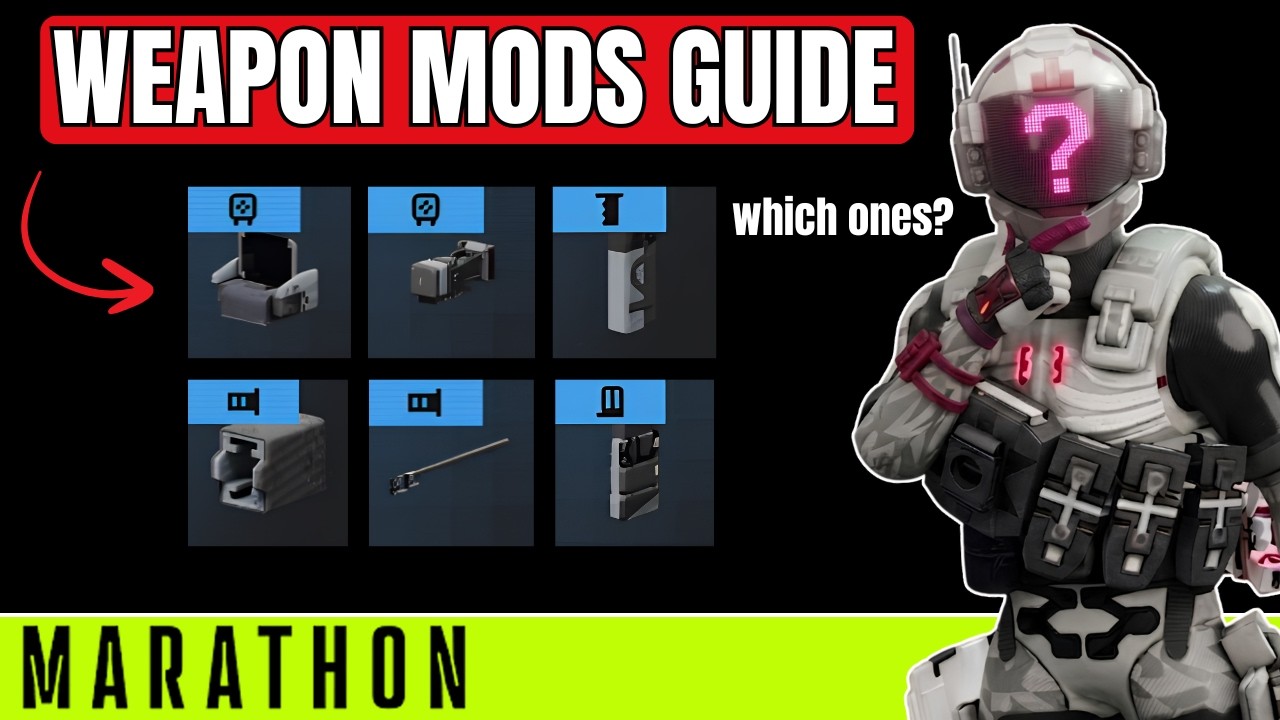 Гайд по оружейным модификациям для Marathon: Сезон 2. #marathonthegame #extractionshooter