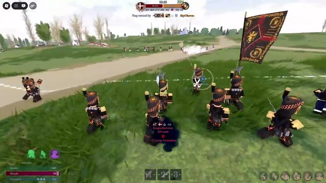 roblox napoleonic wars andour guard v denmark guard