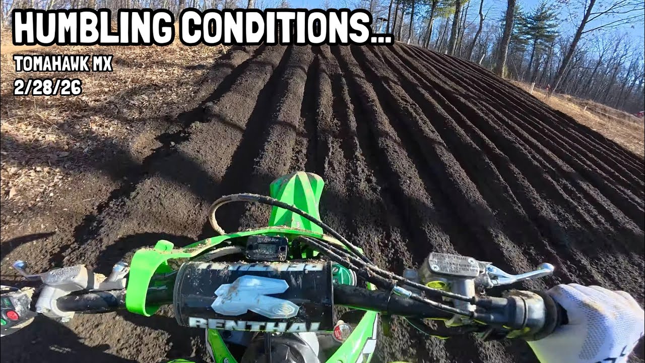 getting humbled on the first ride of 2026 - Tomahawk MX 2/28/26 - Final Practice Session