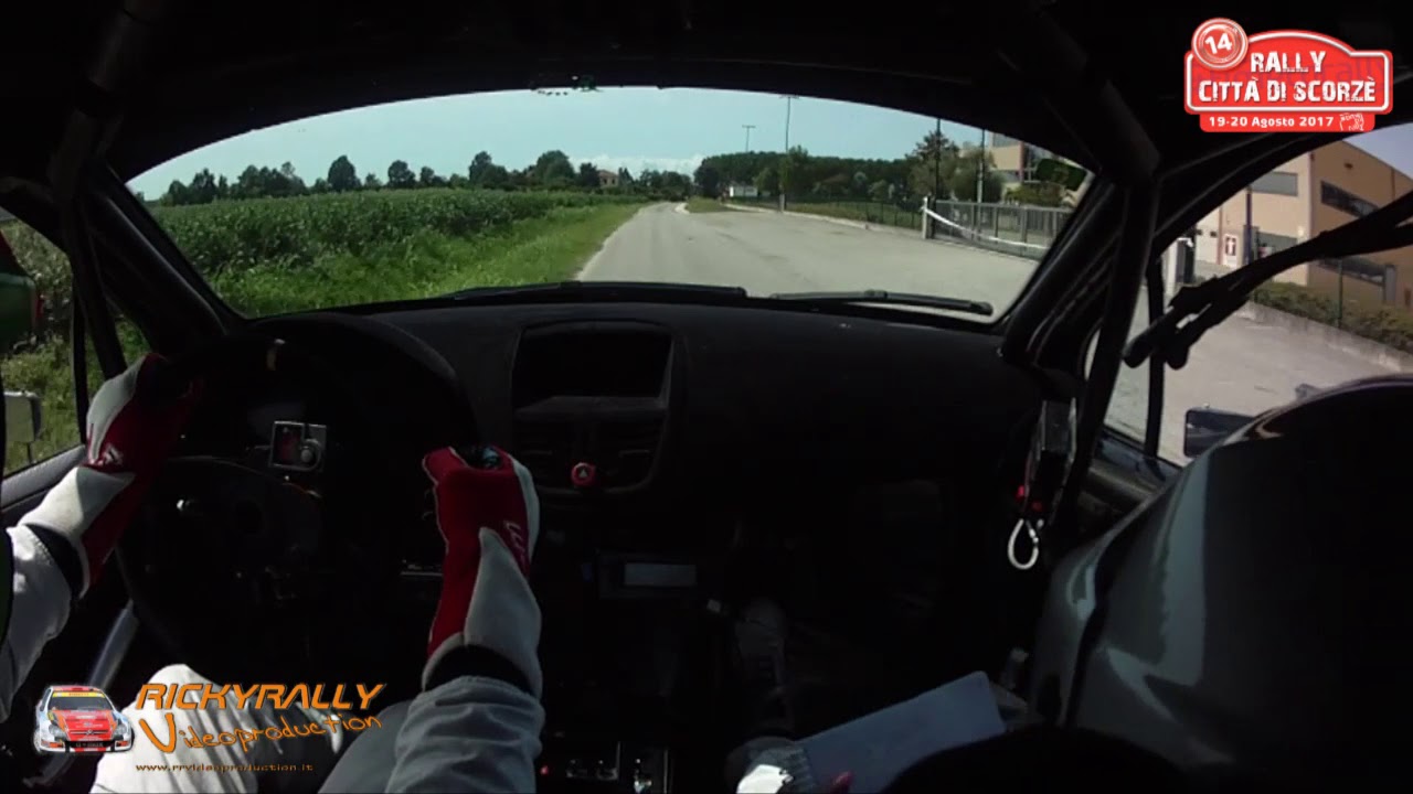 CAMERA-CAR BIZZOTTO - TOMMASINI 14° RALLY CITTA' DI SCORZE' 2017 P S 10 ZERO BRANCO