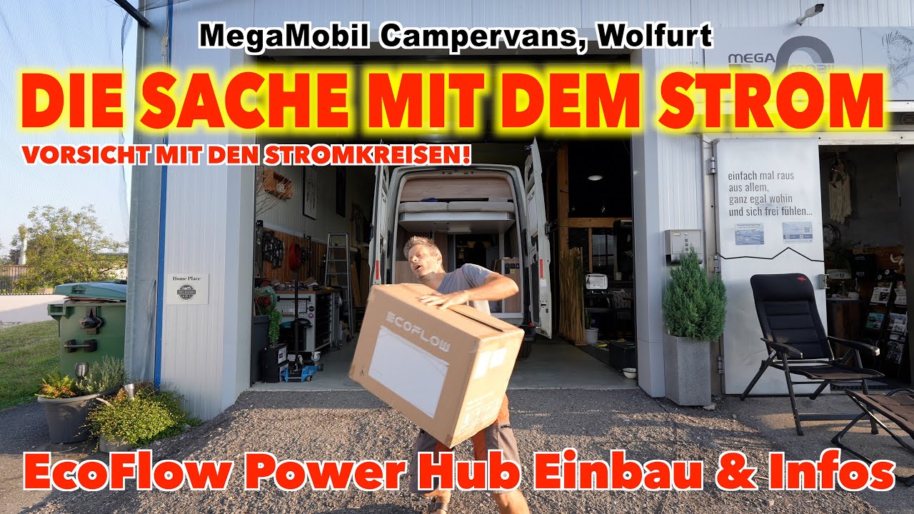 STROM - Über 800 AH im Kastenwagen! Lösung im neuen Van!  | Stromkreis Problem | EcoFlow Power Hub 2