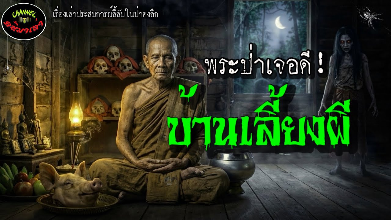 พระป่าเจอดี“บ้านเลี้ยงผี”|เรื่องเล่าประสบการณ์ลี้ลับพระธุดงค์