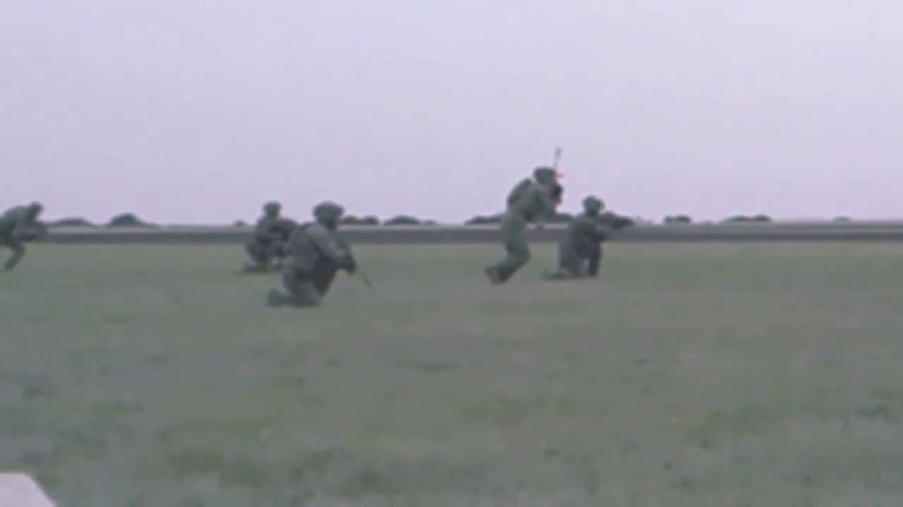 Point Cook airshow 2014 Airfield Defence Guard live fire demonstration.