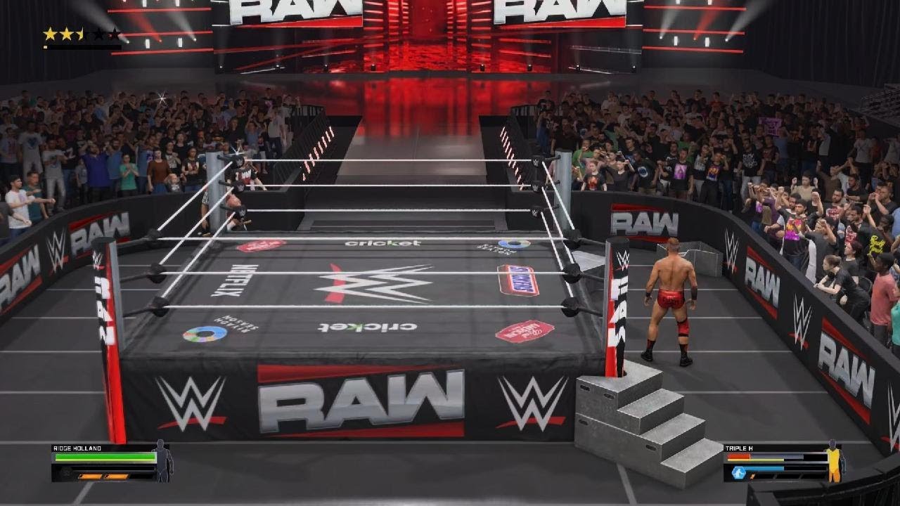 WWE 2K25 RIDGE HOLLAND VS TRIPLE H