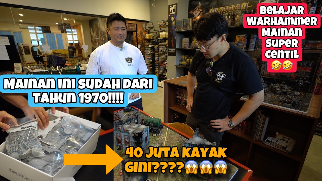 MAINAN PALING MANJA, CENTIL, MAHAL, RIBET, TAPI BANYAK YG SUKA! INTIP KOLEKTOR WARHAMMER!! HARGANYA😱