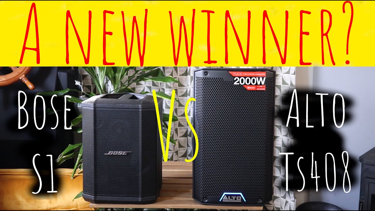 Bose s1Pro против Alto TS408 — новый победитель среди портативных колонок?