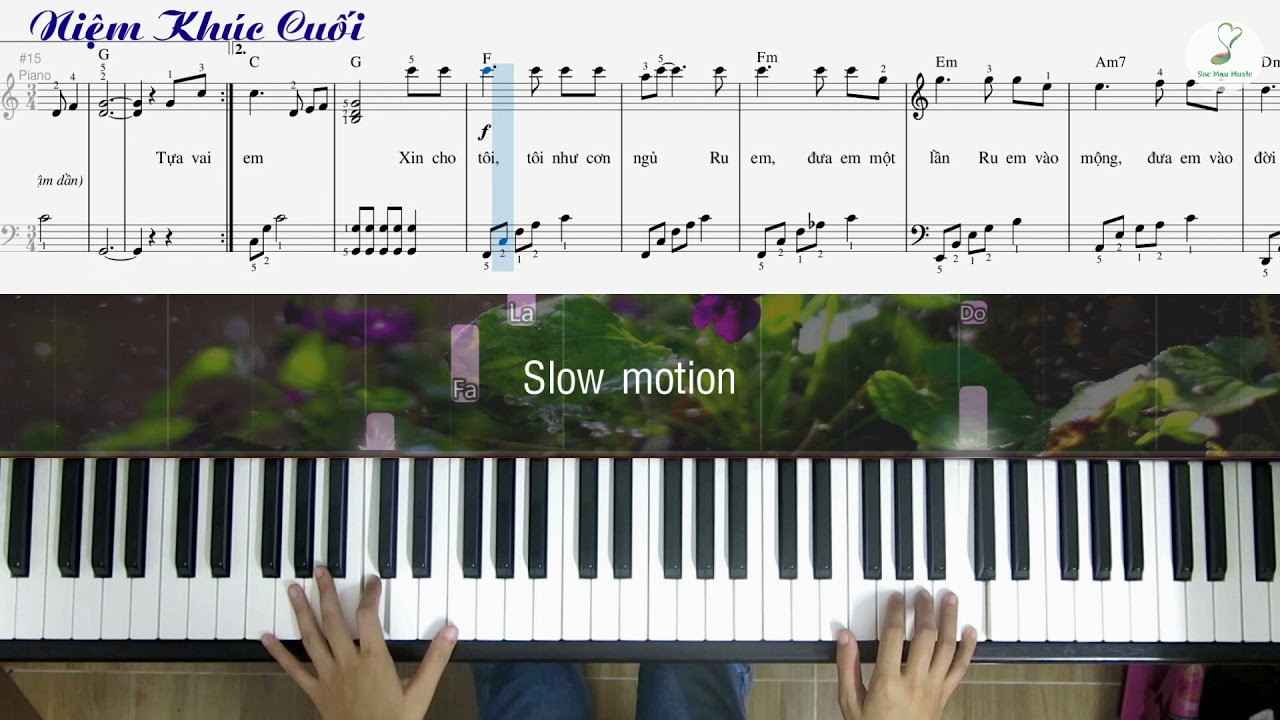 Niem Khuc Cuoi Piano solo (Ngo Thuy Mien) | Beginner level | Linh Nhi