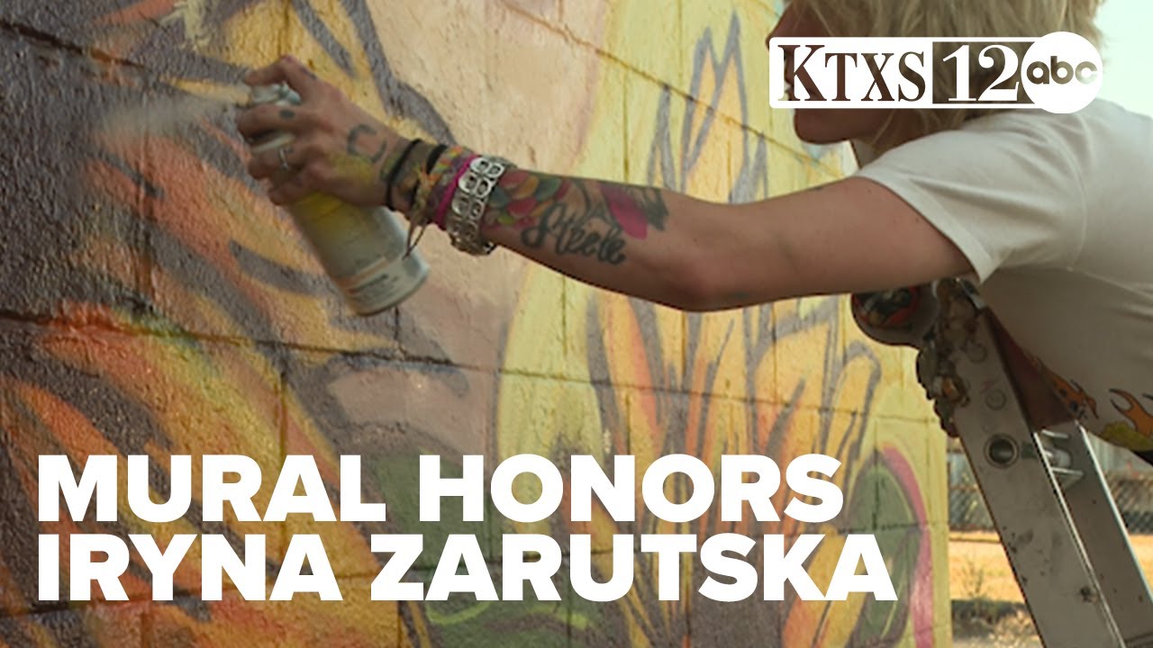 Abilene business honors Ukrainian refugee Iryna Zarutska with mural