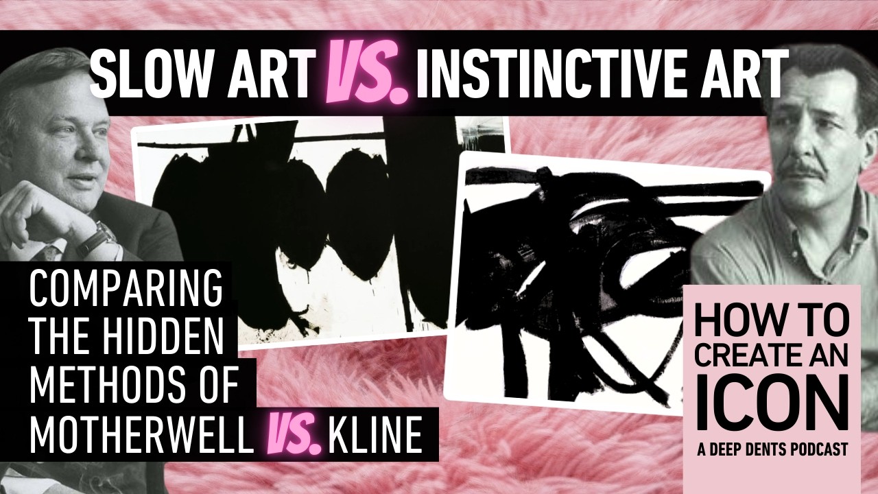Ep 12. Same bold black line. Different paths to art success. Motherwell vs. Kline.