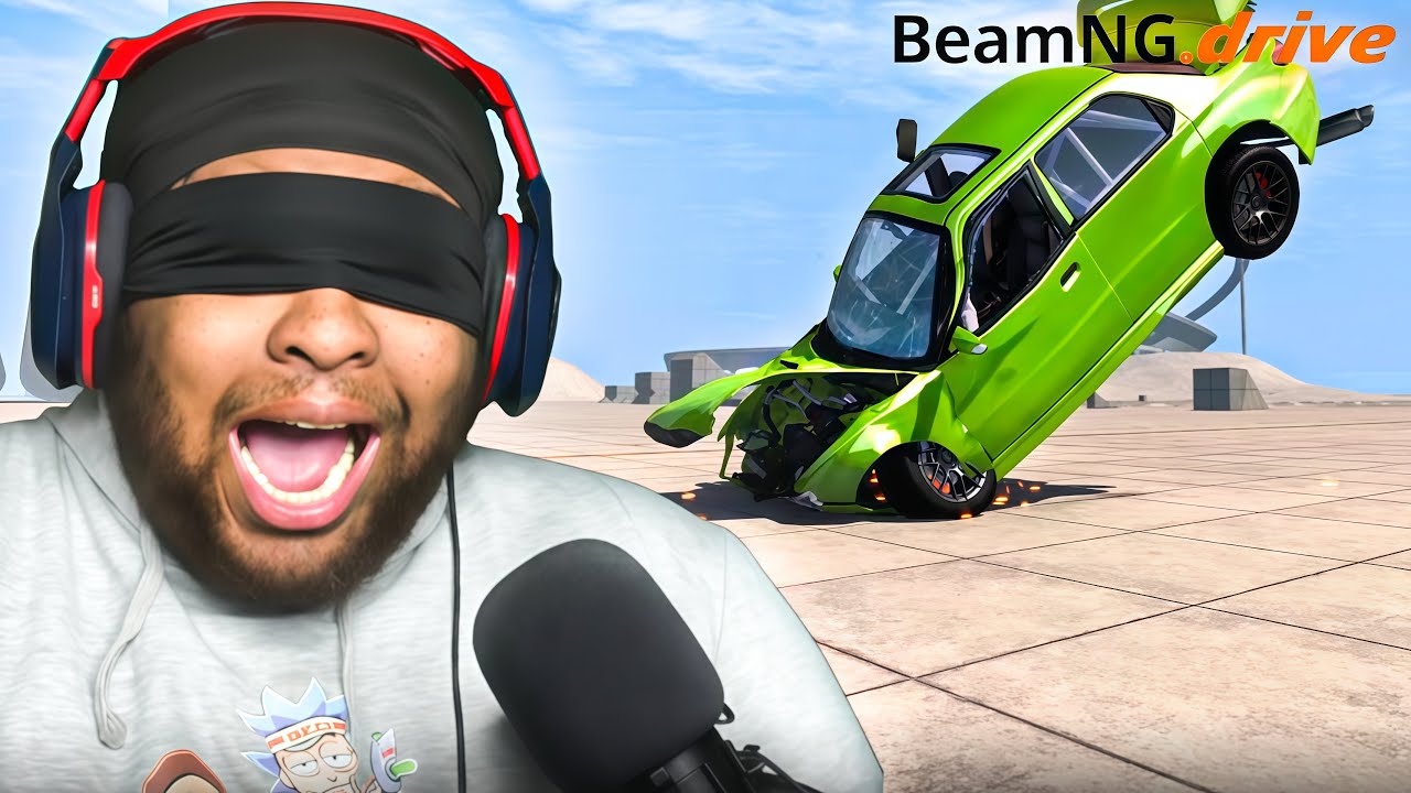 Blindfolded BeamNG.drive: Can friends navigate me through the craziest map