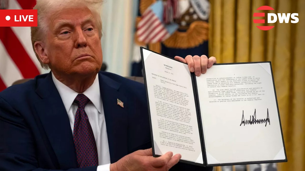 LIVE: U.S. President Donald Trump Signs New Executive Orders at White House | AC15