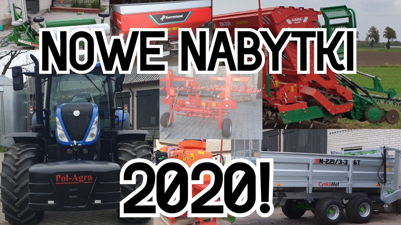 NOWE NABYTKI 2020 NH T7, Kverneland Exacta, Cynkomet, Agromasz SN300, Agrola, Sipma Tekla, Klimza...