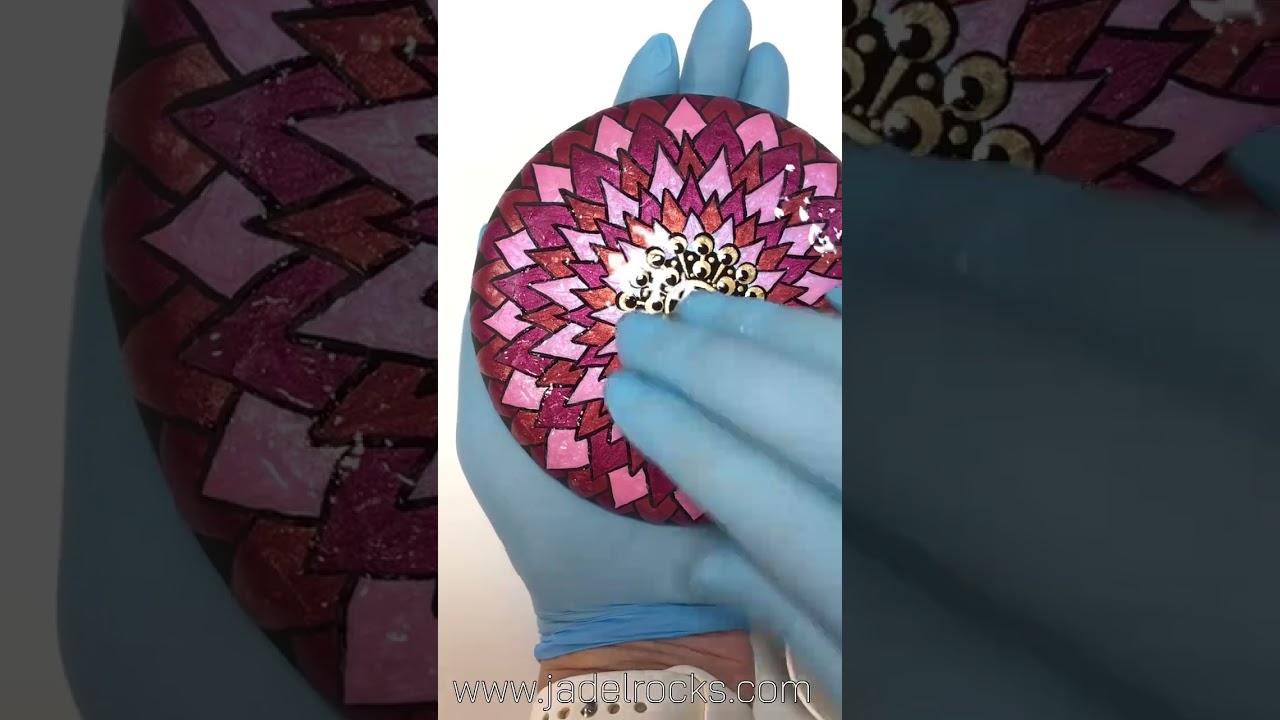 Resin Reveal Dahlia Mandala