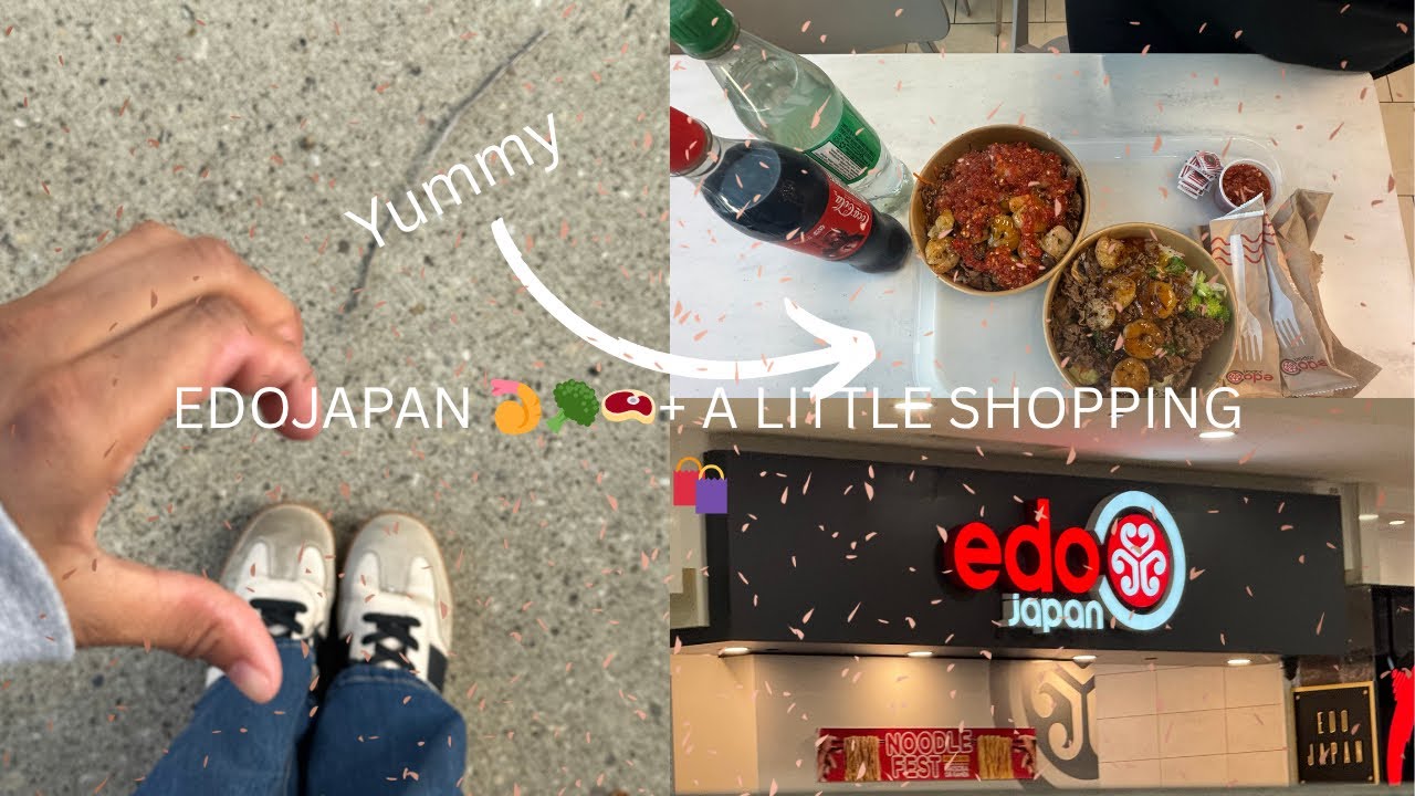 Weekly vlog | Edo Japan 🇯🇵 🥩🥦🍤 + a little shopping 🛍️🛒