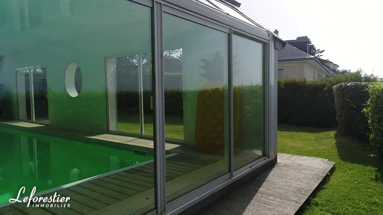 Maison d'architecte de bord de mer avec piscine à acheter sur la Côte d'Albâtre