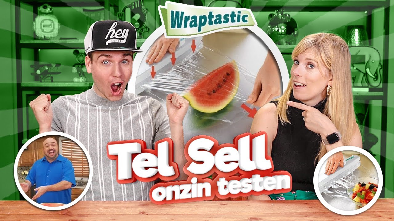WIJ TESTEN DE LEGENDARISCHE WRAPTASIC! - Tel Sell onzin testen #15