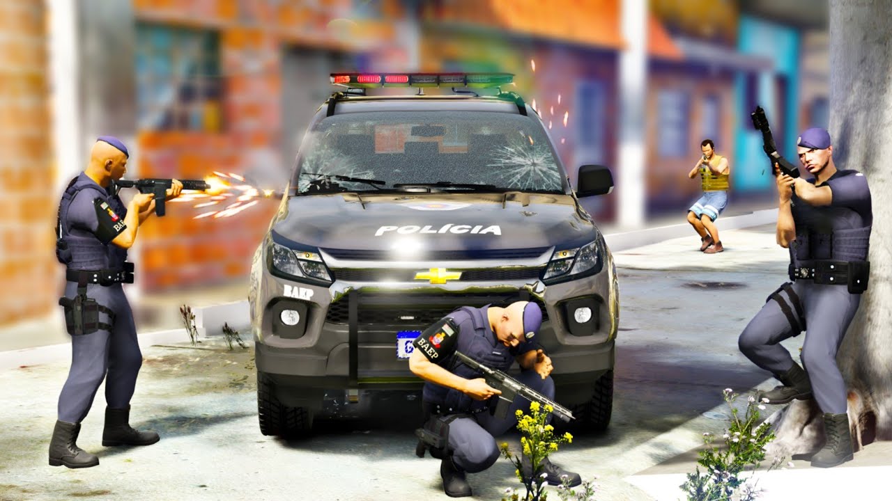EQUIPE DO BAEP ENTRA NA FAVELA e É RECEBIDA NA BALA! ( INSANO ) - GTA 5 : MOD POLICIA