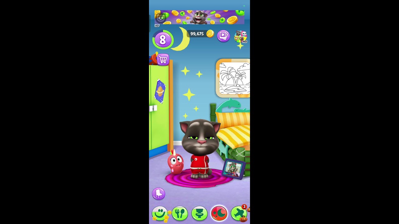 talking tom live #talkingtom #talkingtom2 #trending #live #funnycat #satisfying