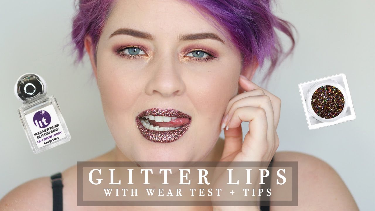 Glitter Lips using Lit Cosmetics  &bull; TUTORIAL &bull;  LONG-WEARING GLITTER LIPS HOW-TO w/ CHECK INS
