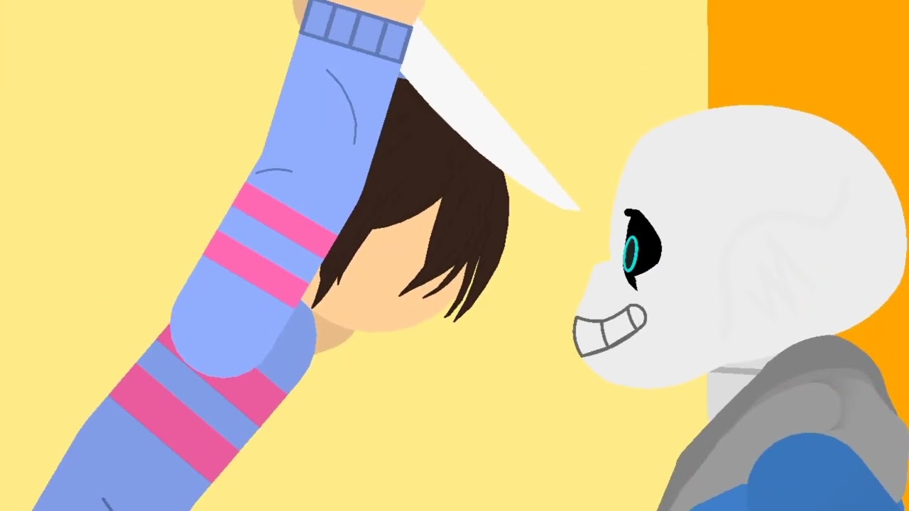 (stick nodes pro) undertale frisk vs sans