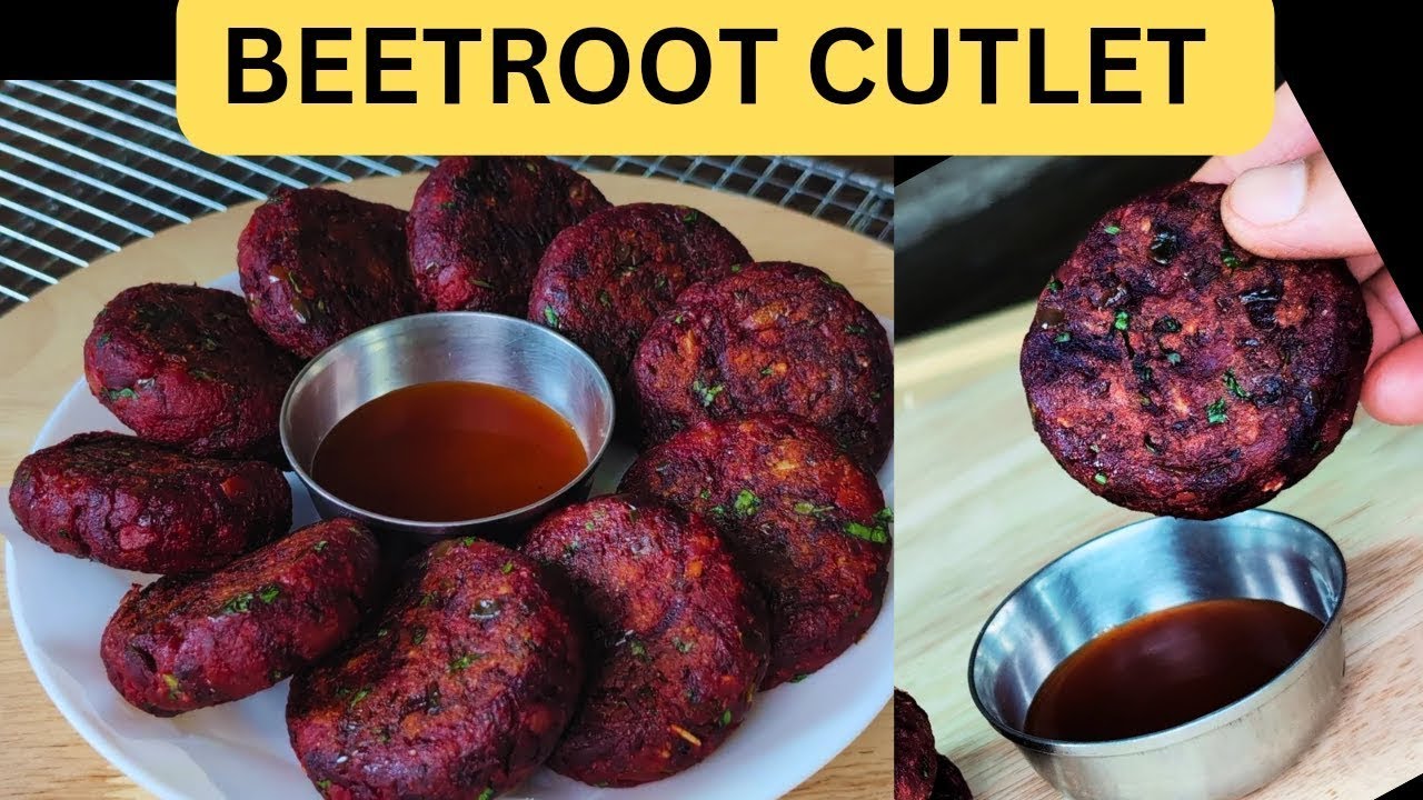 Beetroot Cutlet Recipe! A Healthy & Delicious Snack Recipe!