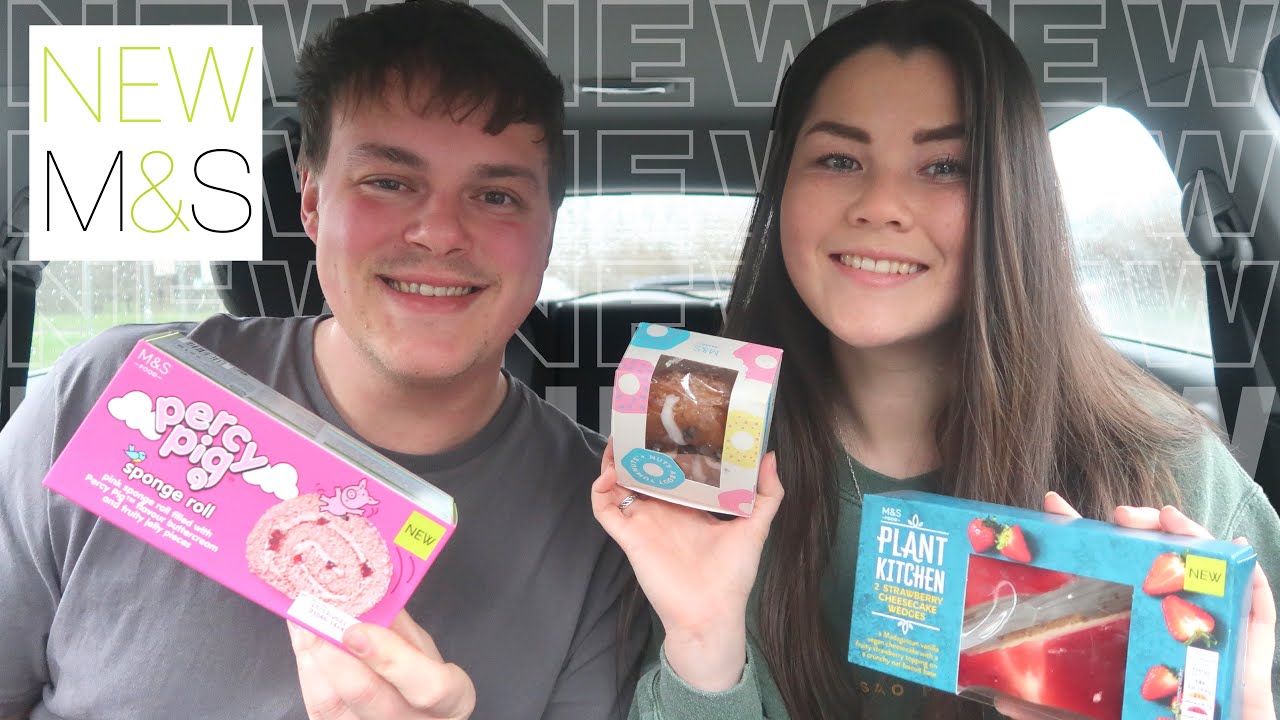 trying *NEW* M&S snacks | TASTE TEST!!