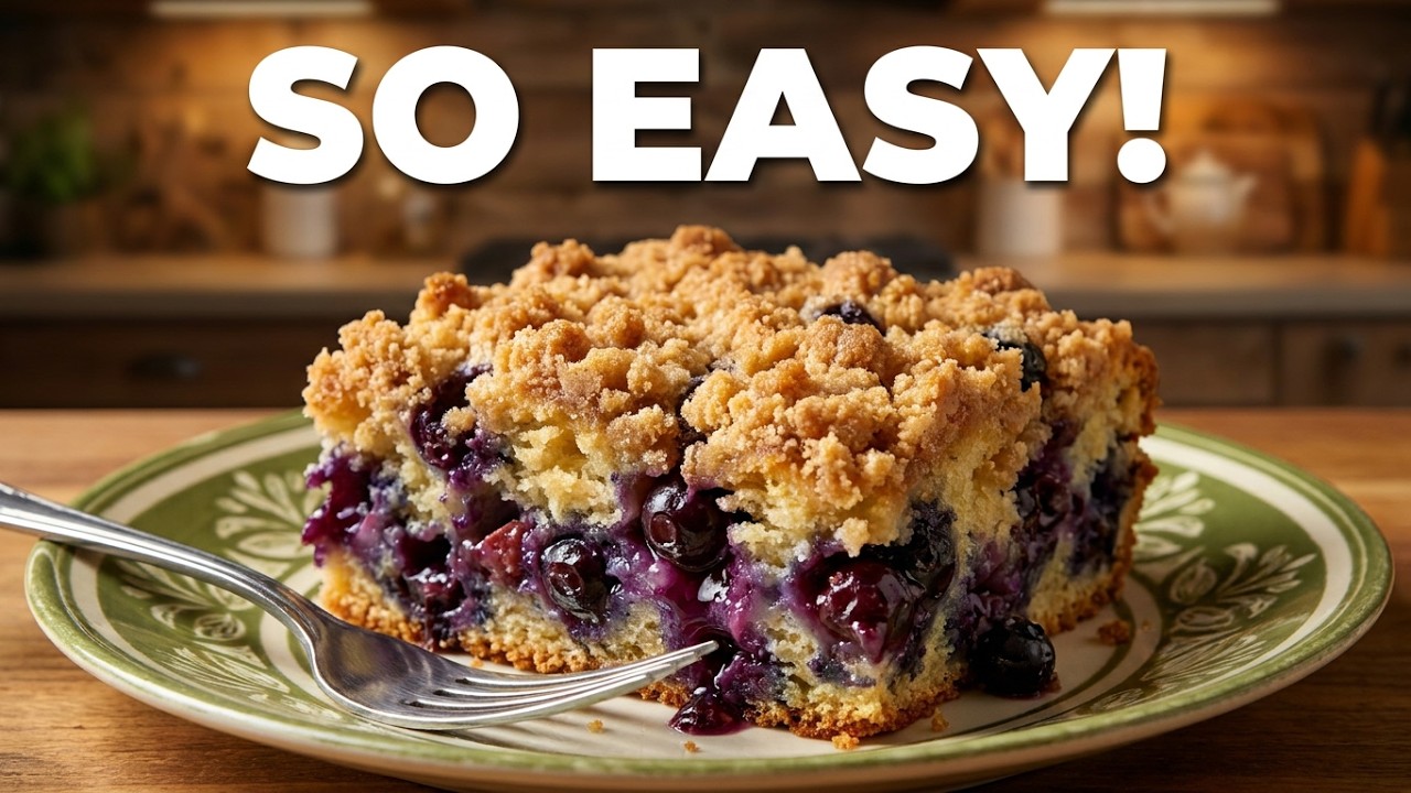 Blueberry Buckle | Dessert Recipe | MOLCS Easy Recipes