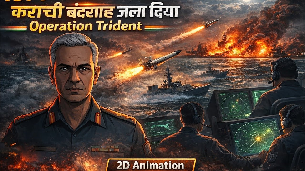 जब भारतीय नौसेना ने पाकिस्तान के कराची पोर्ट को तबाह कर दिया | Operation Trident