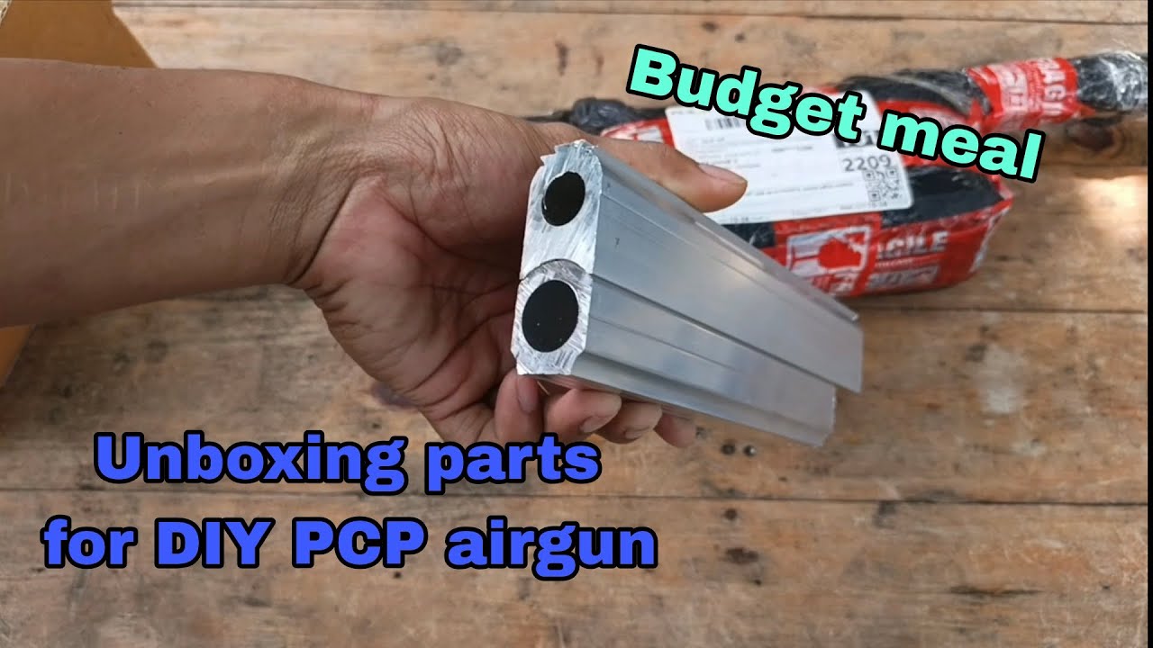 Unboxing parts for PCP airgun from online shopping apps... cheap and easy to make airgun. 