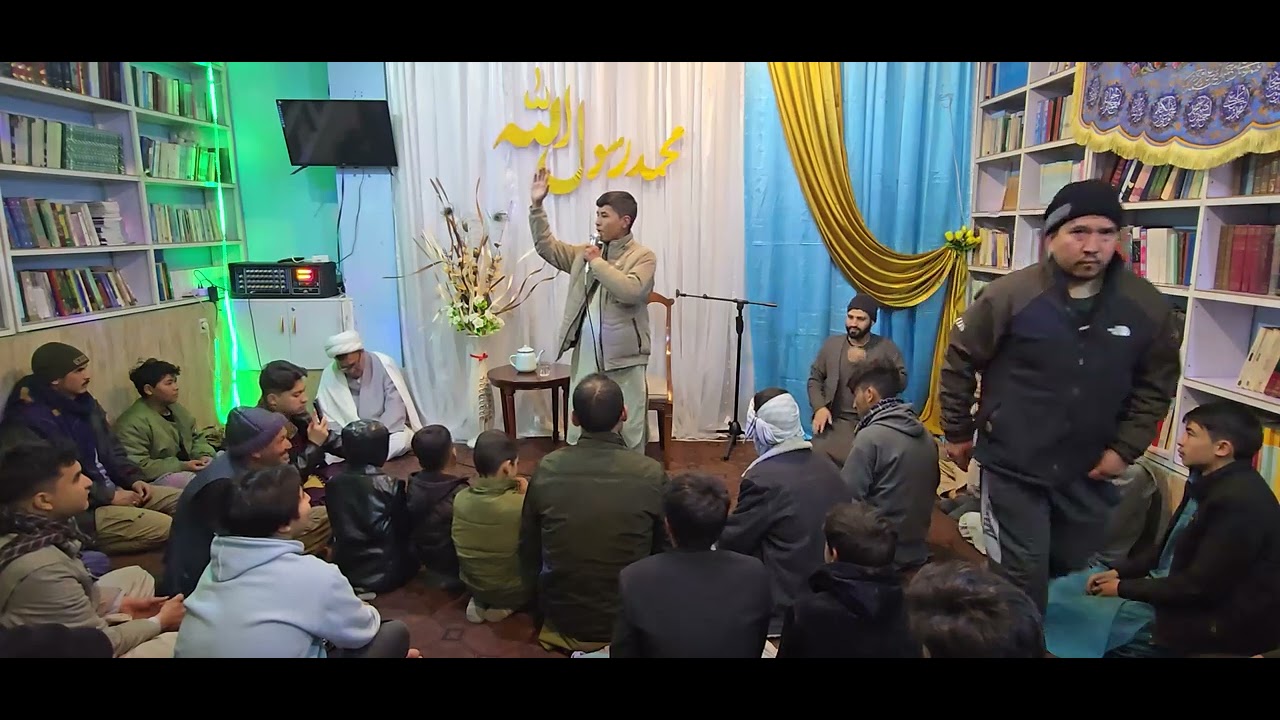 منقبت خوانی بسیار زیبا در شب بعثت پیامبر گرامی اسلام (ص)  هیئت منتظران ولی عصر (عج ) 
