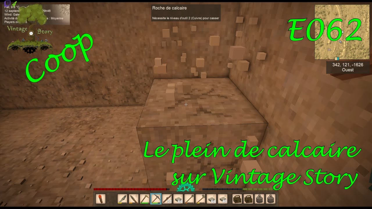 Le plein de calcaire | Vintage Story (Coop) [FR] E062 #vintagestory #gameplayfr #letsplayfr