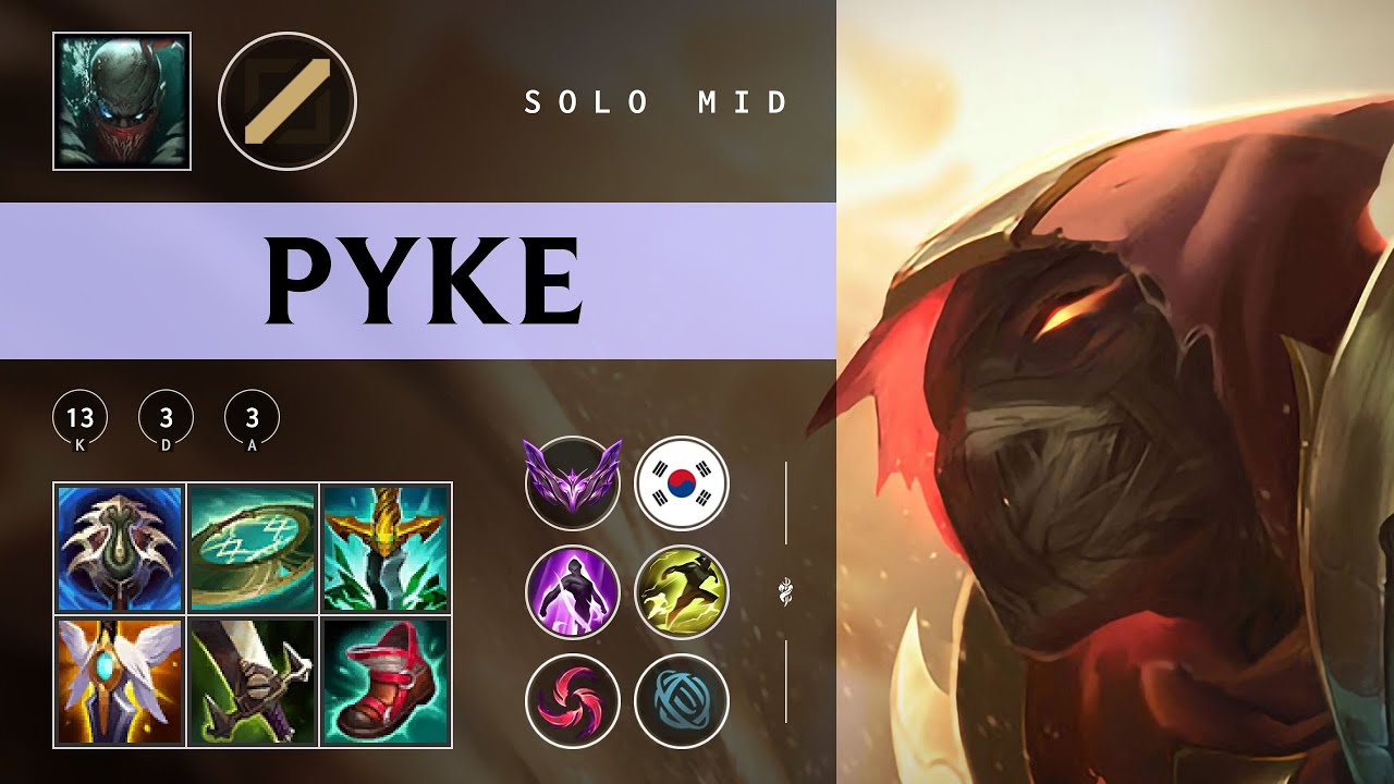 Pyke Mid vs Yasuo - KR Master Patch 25.22