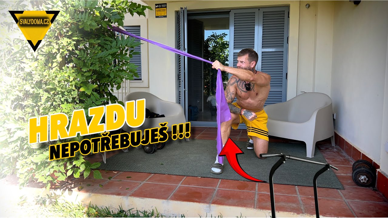 #342 | NEMÁTE HRAZDU ? Lepší cviky na záda s gumou, než jsou tyto 3, nevymyslíte ! | CVIČENÍ DOMA