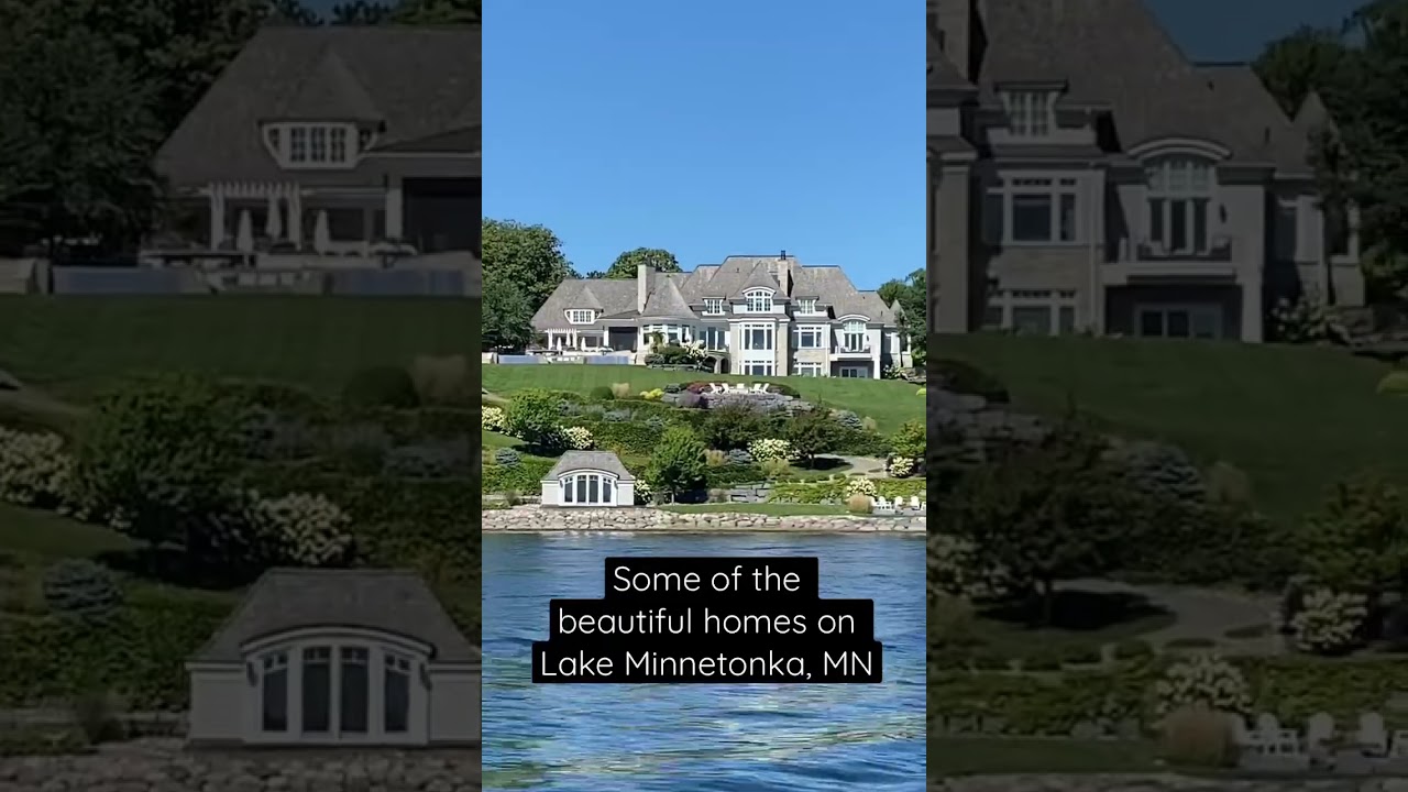 A few of the stunning homes on Lake Minnetonka, MN. #architecture #lakelife #rich #mansion #wow