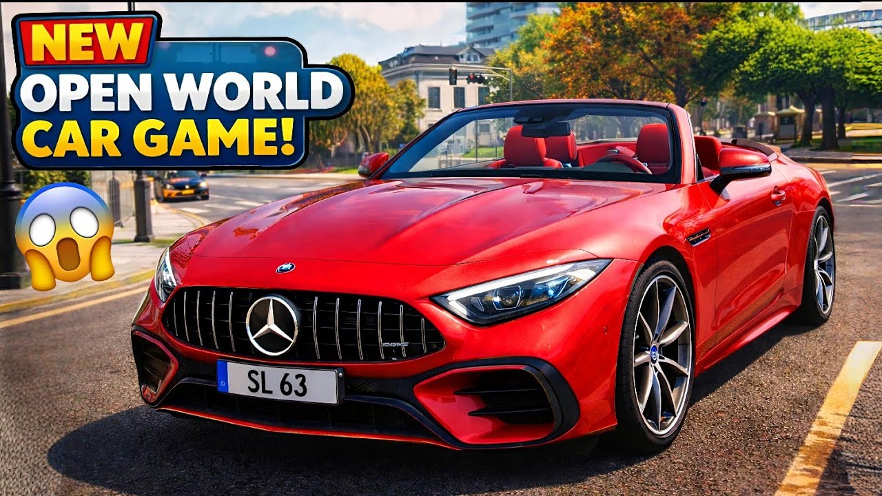 🚘Mercedes-Benz SL63 Looks TOO Real 😱 |Ultra Graphics Walkthrough Ultimate Driving Gameplay 🌏✨🌆
