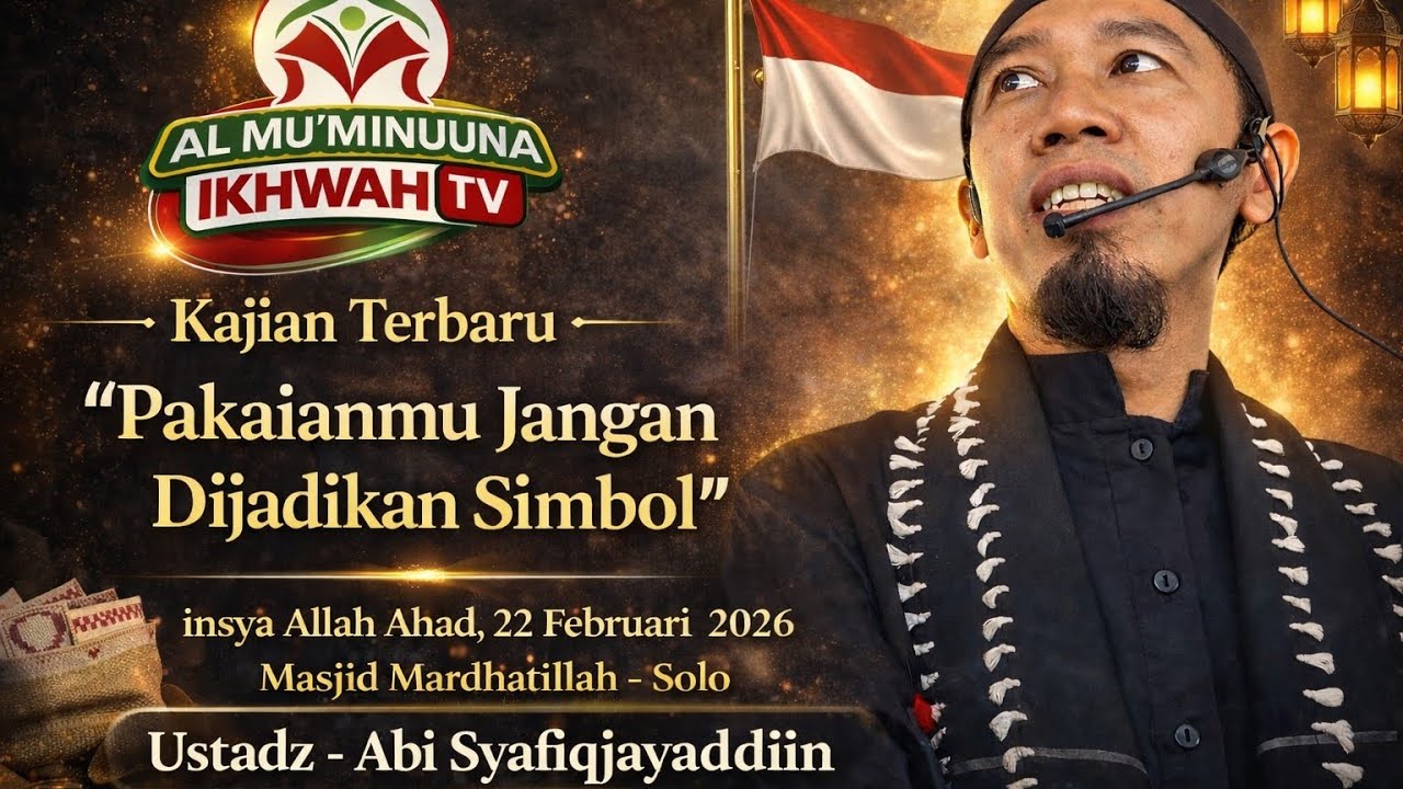 Jangan Menjadikan Pakaianmu sebagai Simbol - Ustadz Abi Syafiqjayaddiin 