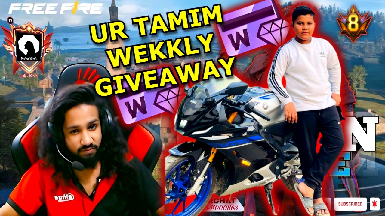 🔴[LIVE] 5 FEBRUARY (UR TAMIM 1X WEEKLY GIVEAWAY) REACTIONS PLUS FULL MAP CUSTOMS 🤍 2026