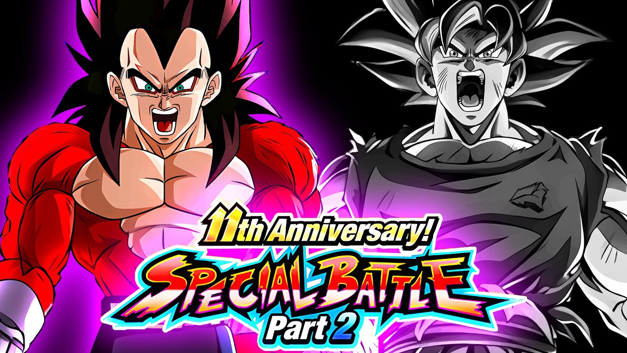 POWER BEYOND SSJ vs 11th Anniversary Special Battle Part 2 Stage 1 No Items | DBZ Dokkan Battle