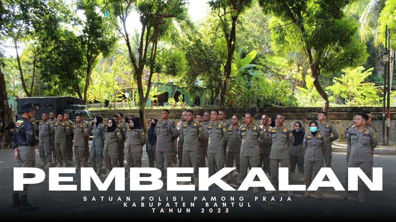 Pembekalan  Anggota Satpol PP Bantul Tahun  2025