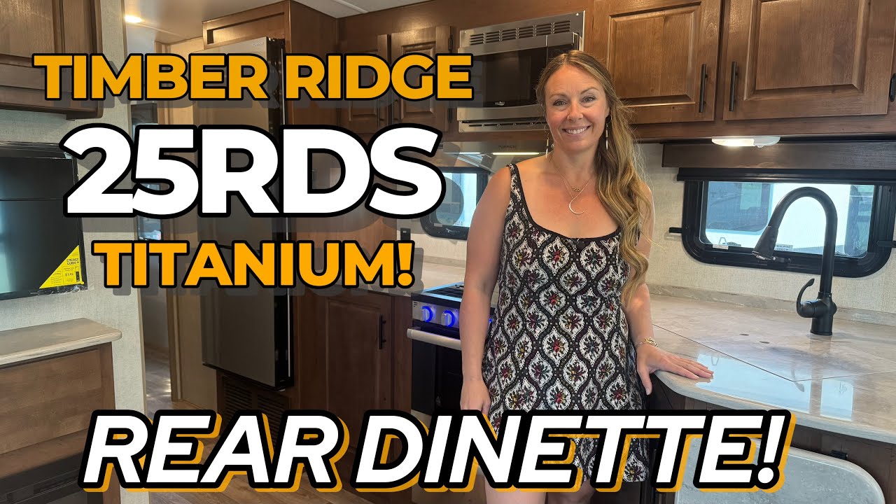 NEW ‘26 Timber Ridge 25RDS Rear Dinette TT w/Picture Window! 4 Seasons, Off Grid, & Off Road! 