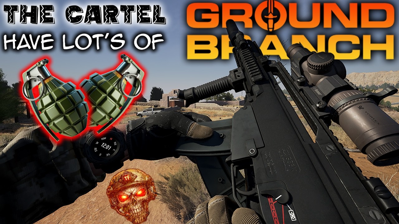 GROUND BRANCH UPDATE | NEW WEAPONS TO HUNT THE CARTEL (Hardest Ai Ever)