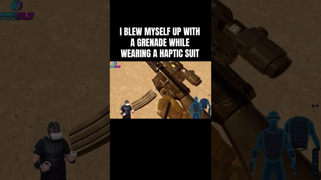 I FELT A GRENADE BLOW UP IN THIS HAPTIC SUIT WHILE IN VR