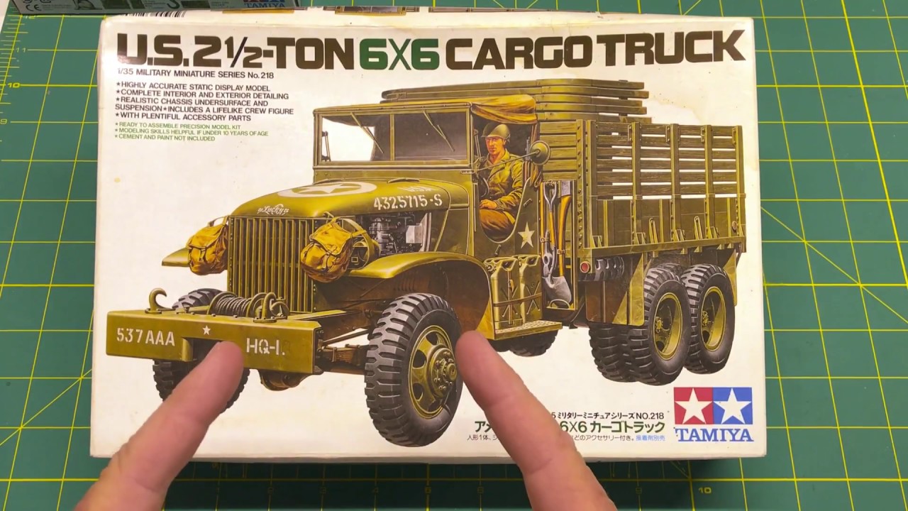 Пластиковые модели для начинающих. Tamiya 2 12-тонный грузовой автомобиль 6x6