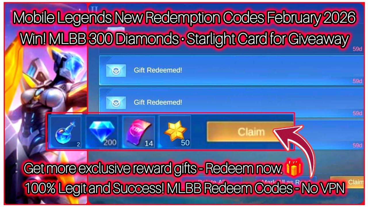 Новые промокоды Mobile Legends от 7 февраля 2026 г. - Промокоды на алмазы MLBB + MLBB x KOF 2026