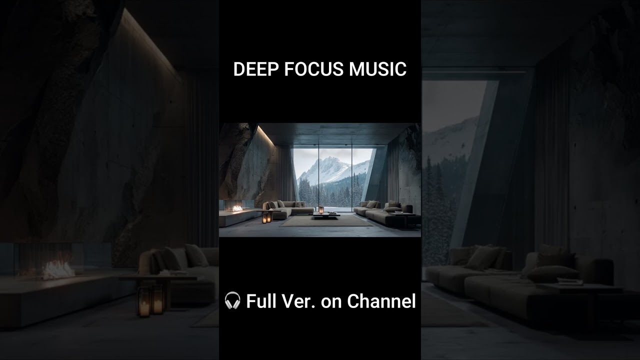 Deep Focus BGM for WORK, Study & Coding 🎧 FocusBGM365
