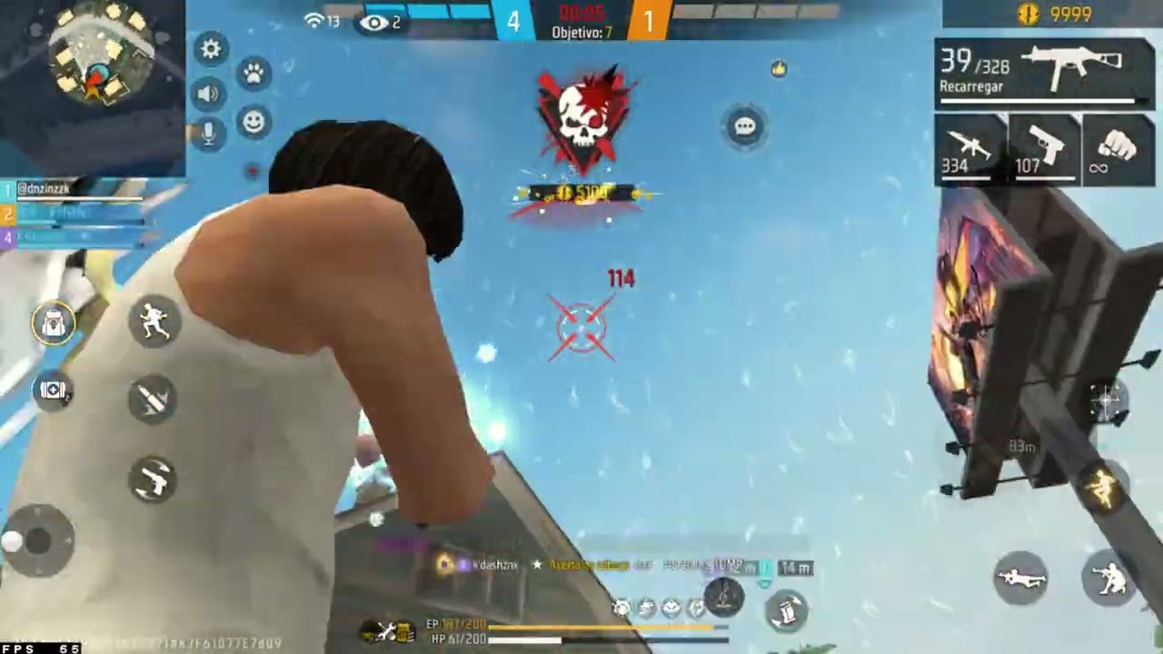 Apostado Free Fire Highlights: 1980x1080 Gtx 1050 ti i5 7400F