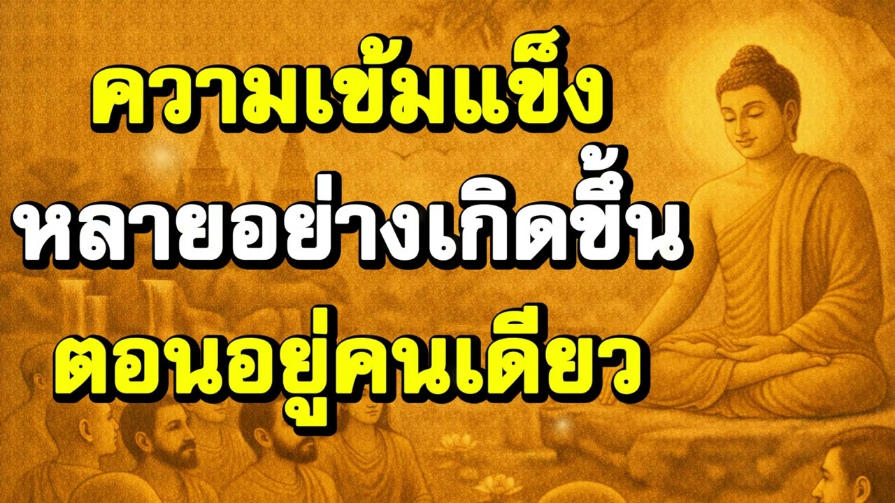ความเข้มแข็งหลายอย่าง เกิดขึ้นตอนอยู่คนเดียว | Podcast ฟังธรรมะ | Ep.31